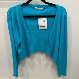 Light blue cardigan